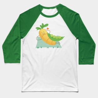 Carrot and Peas in Love Baseball T-Shirt